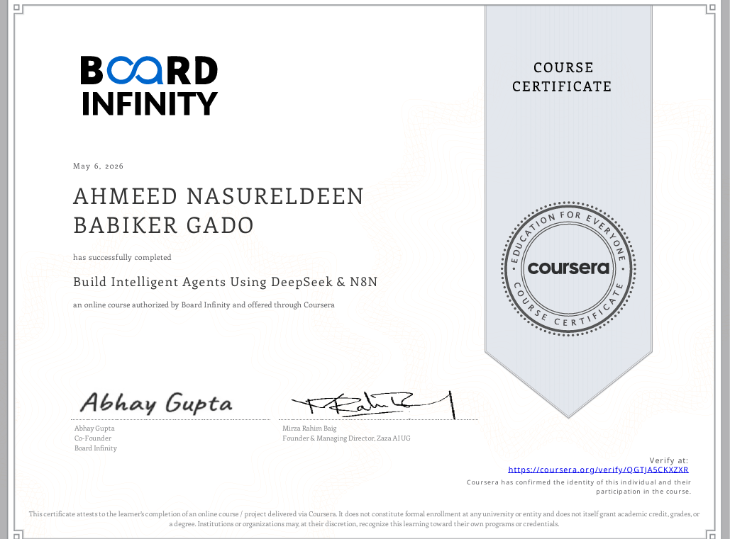 Build Intelligent Agents Using DeepSeek & N8N